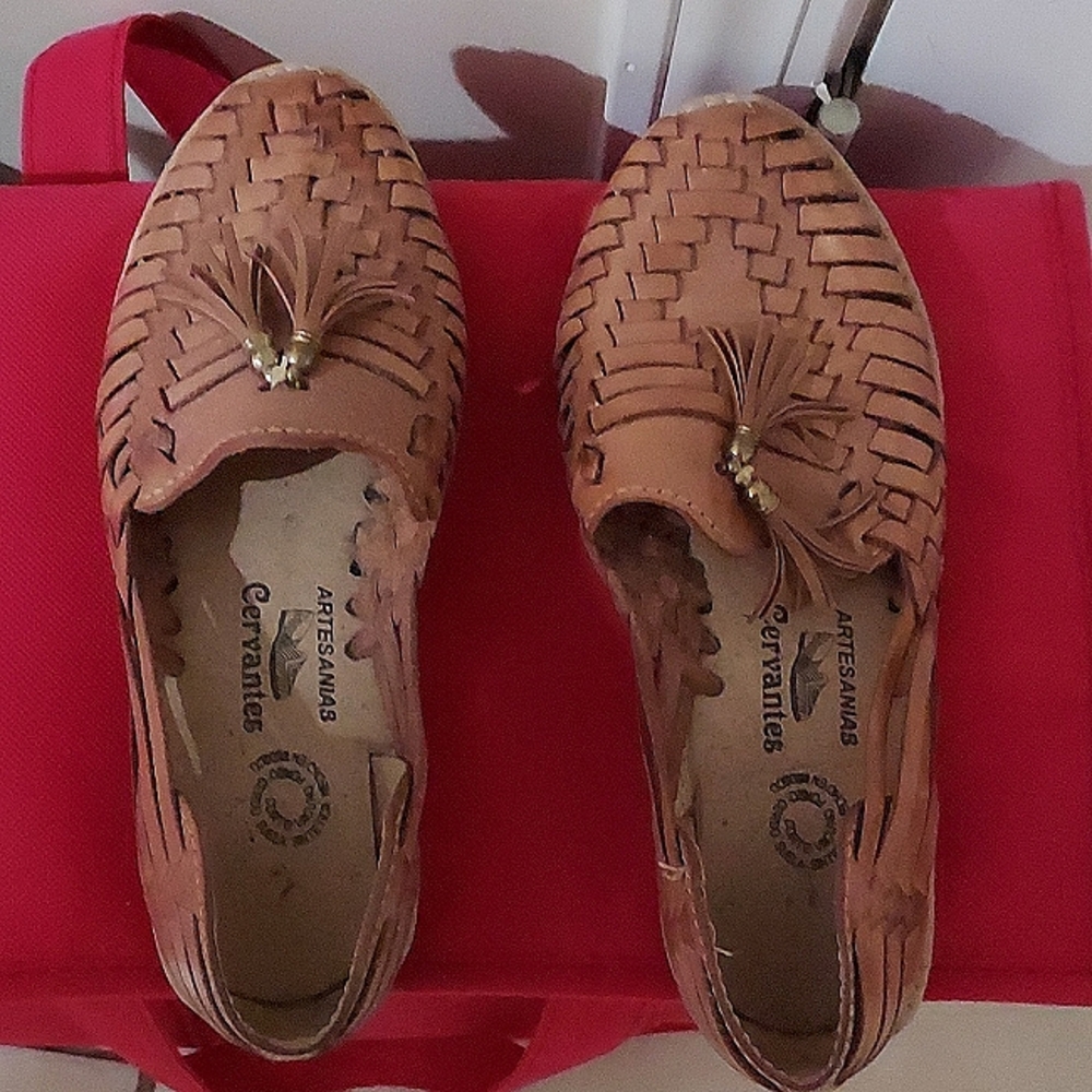Huraches from Mexico, natural, leather, 7